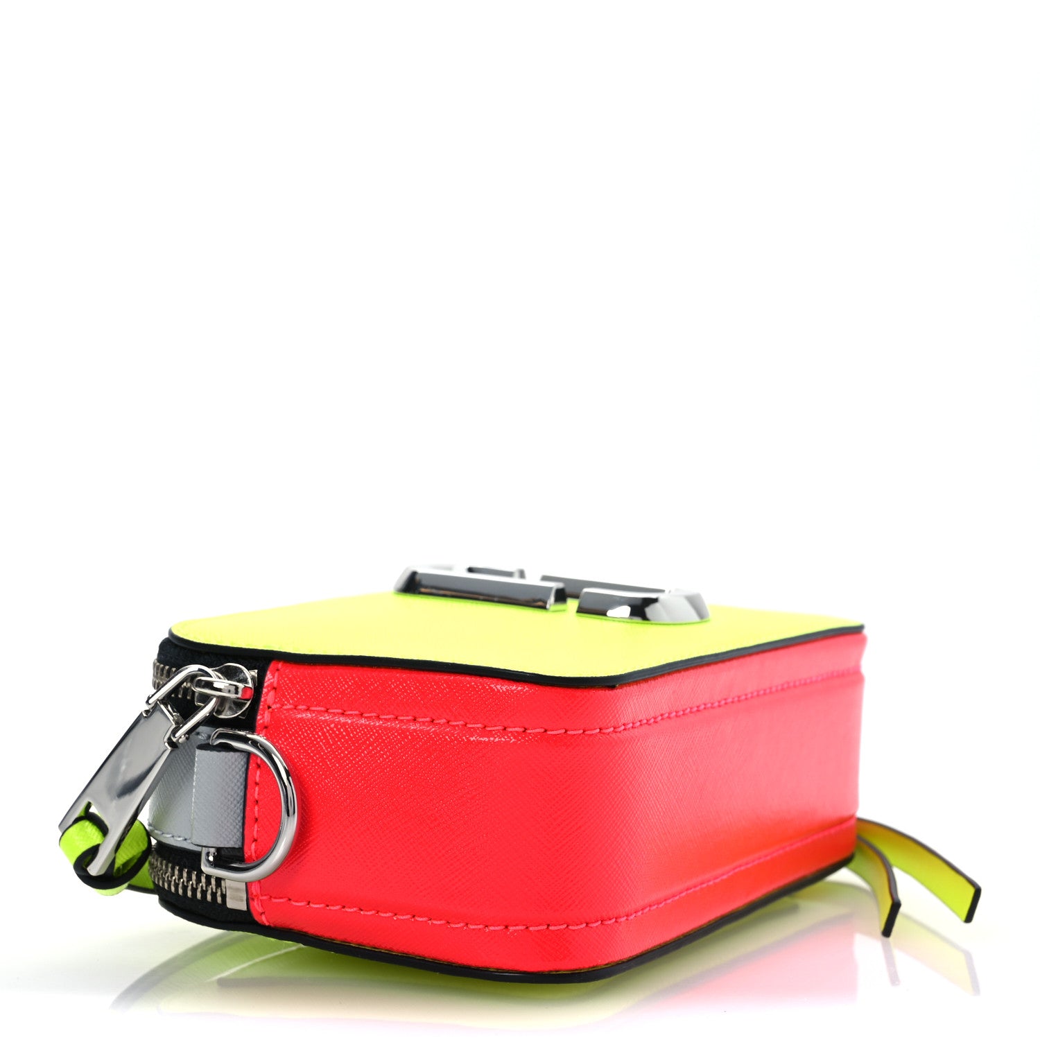 Marc Jacobs Saffiano Small Snapshot Camera Bag Bright Yellow 4 of 12