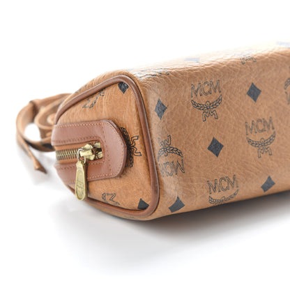 MCM Visetos Mini Boston Bag Cognac 5 of 8