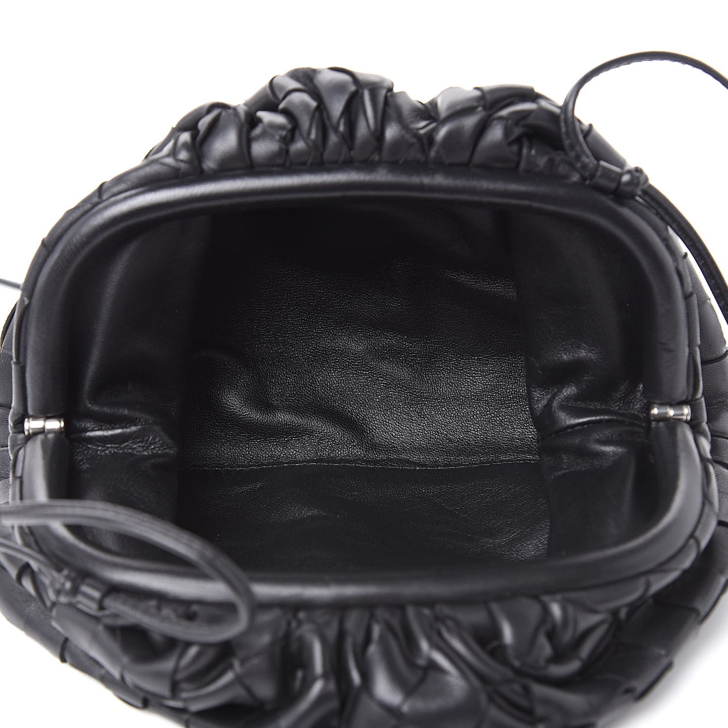 Nappa Intrecciato The Mini Pouch Black