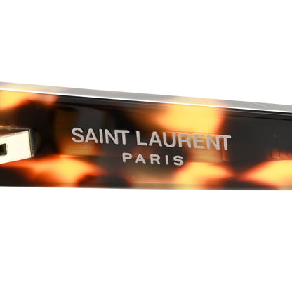 Saint Laurent Acetate Mica Cat Eye Sunglasses SL 276 Spotted Havana Brown 5 of 8