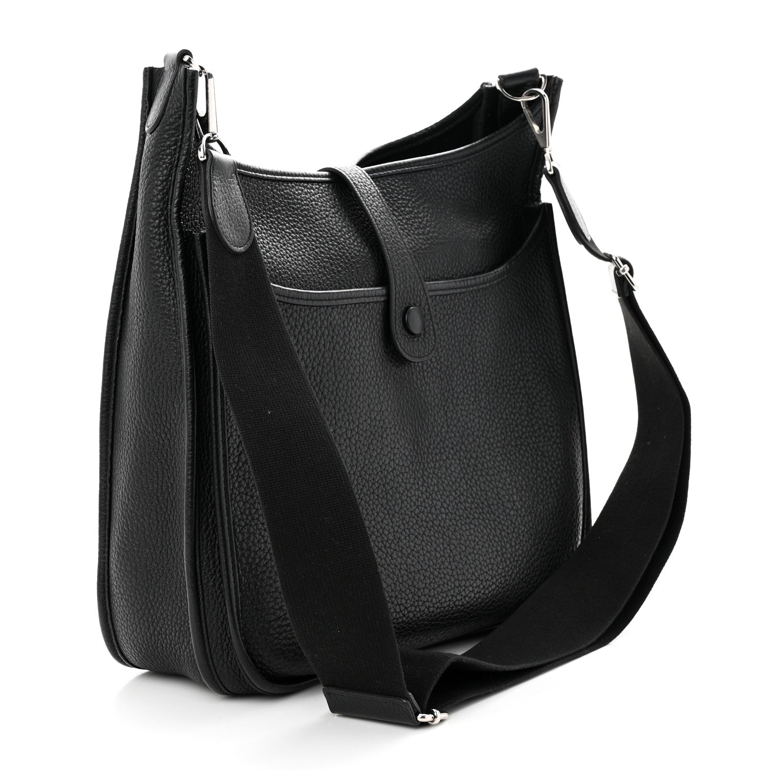 Hermes Taurillon Clemence Evelyne III GM Black 3 of 10
