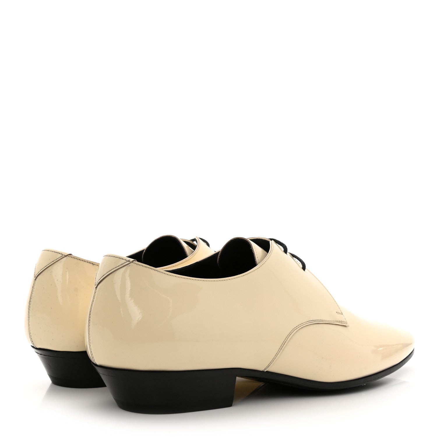 Saint Laurent Patent Calfskin Jonas Derby 39.5 Coquille 4 of 12