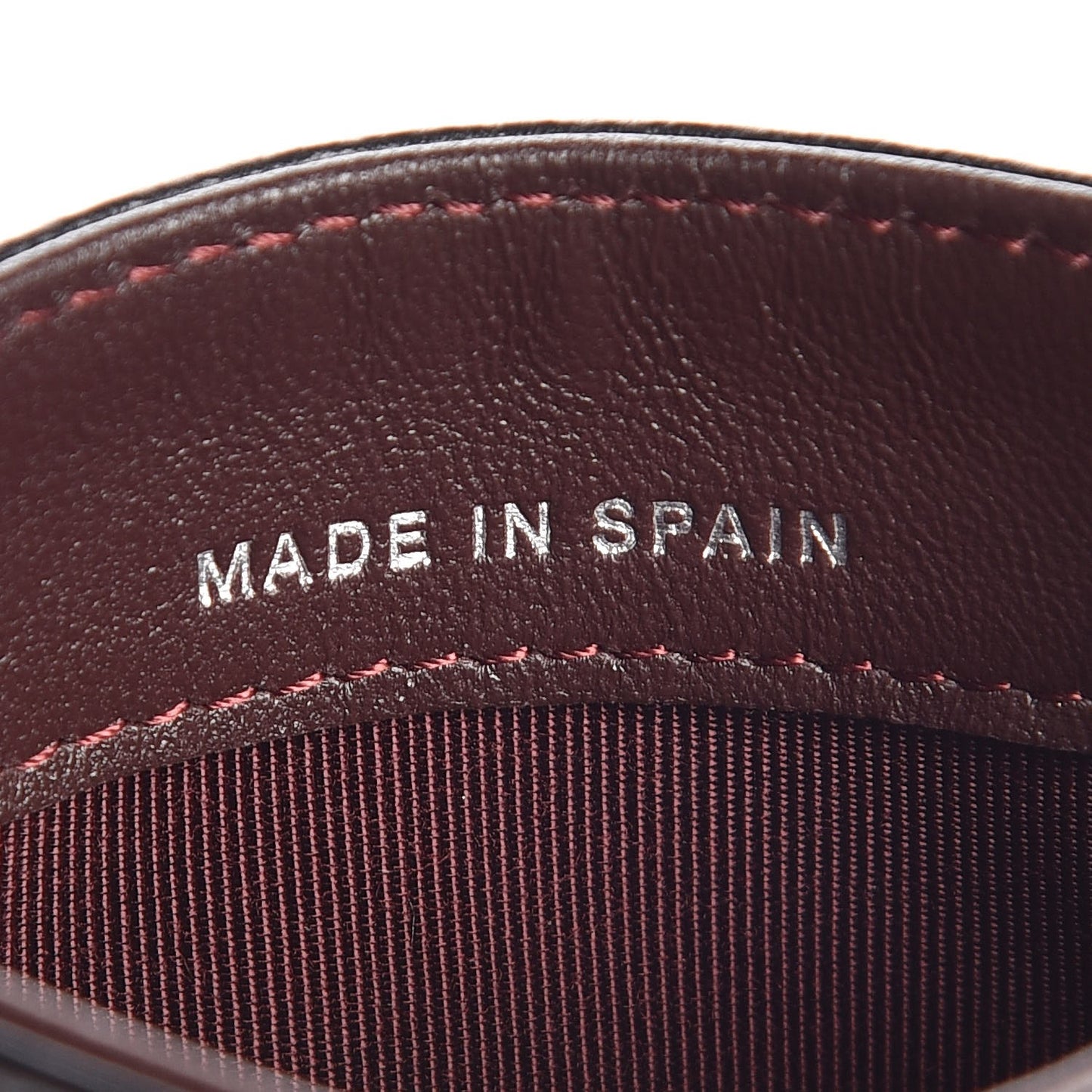 Lambskin Quilted Card Holder Black