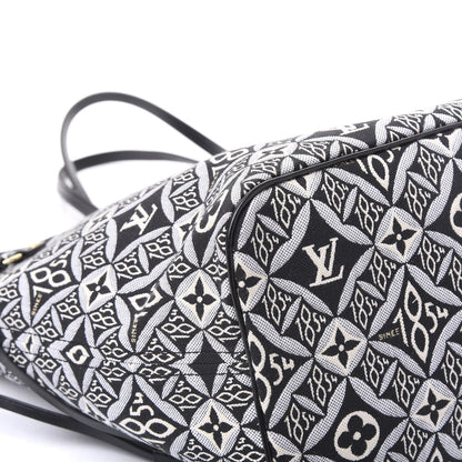 Louis Vuitton Jacquard Since 1854 Neverfull MM Grey 8 of 12