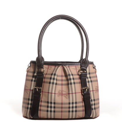 Burberry Haymarket Check Small Northfield Tote 1 of 8