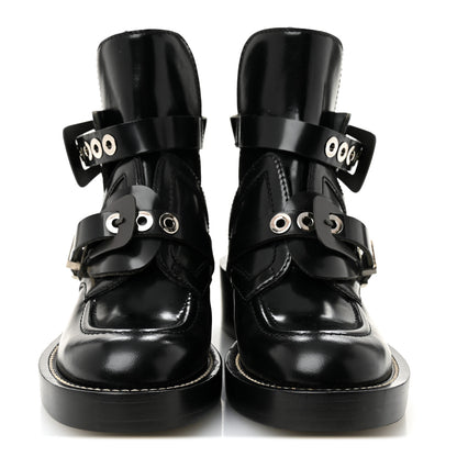 Balenciaga Brushed Calfskin Ceinture Ankle Boots 36.5 Black 2 of 9
