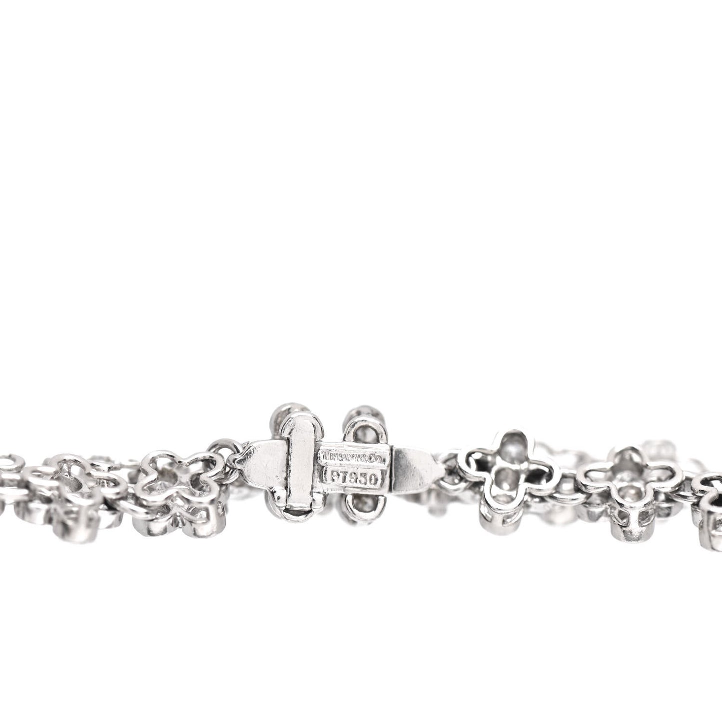 Platinum Diamond Lace Tennis Bracelet