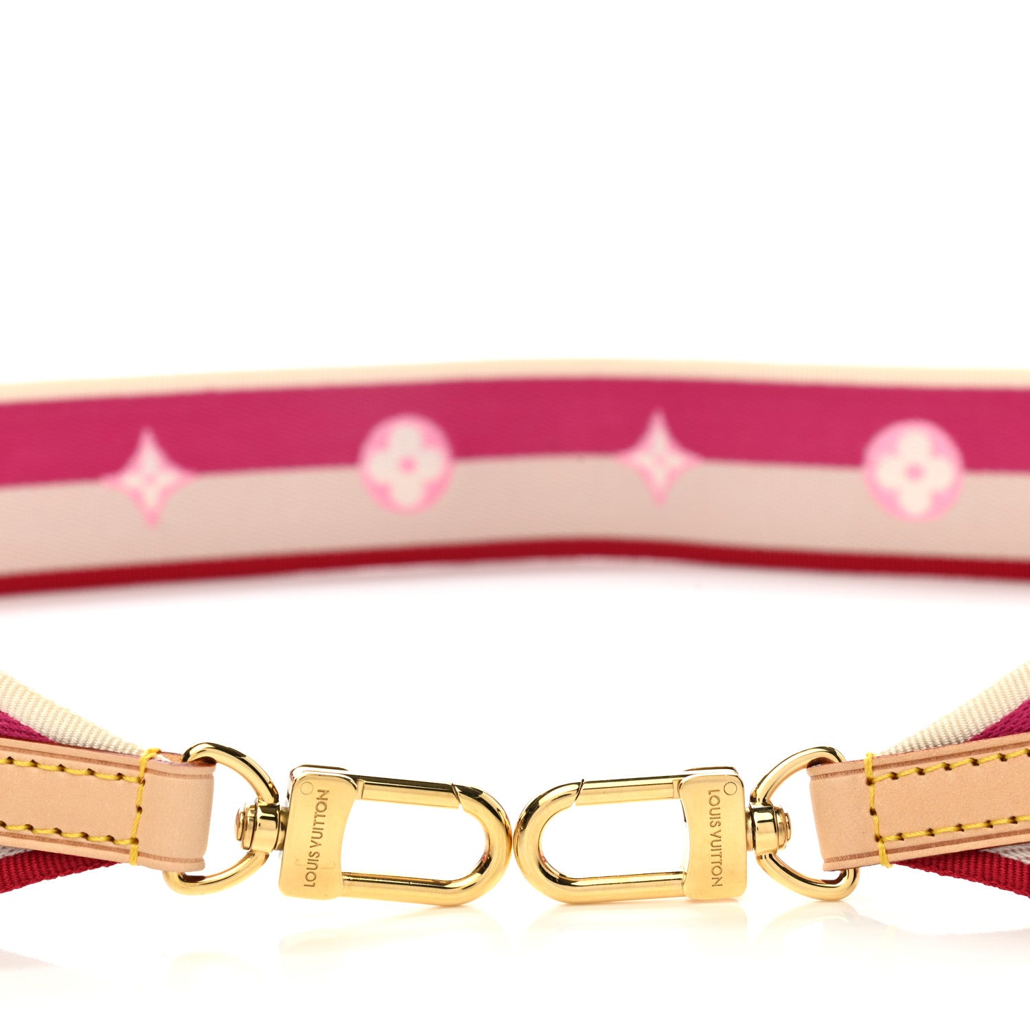 Louis Vuitton Jacquard Speedy Bandouliere 20 Shoulder Strap Fuchsia 4 of 4