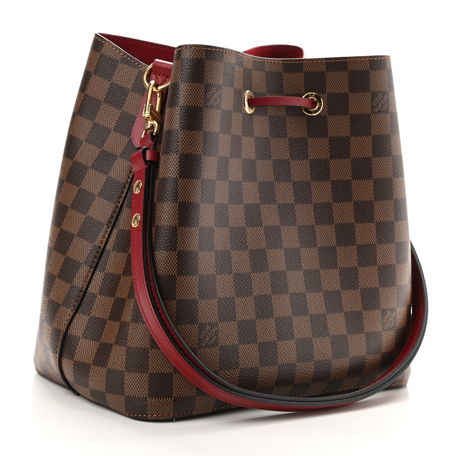 Louis Vuitton Damier Ebene Neonoe MM Cherry Berry 3 of 7