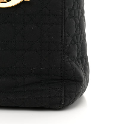 Christian Dior Nylon Cannage Medium Lady Dior Black 12 of 17
