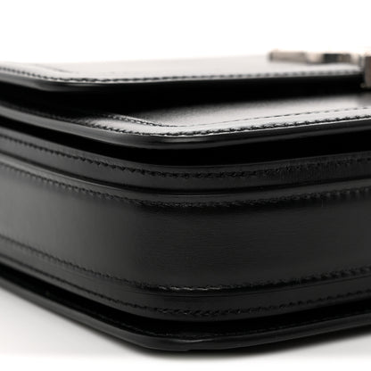 Saint Laurent Box Calfskin Monogram Medium Solferino Satchel Black 9 of 11