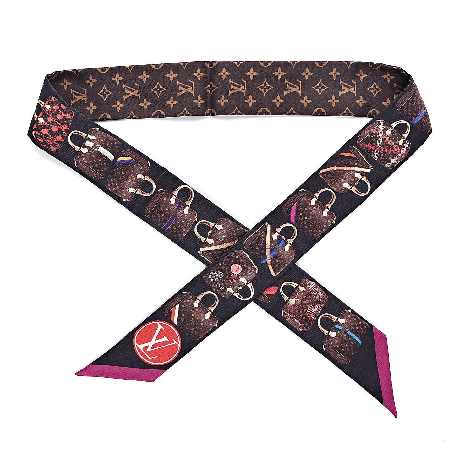 Silk Monogram Tribute to Speedy BB Bandeau