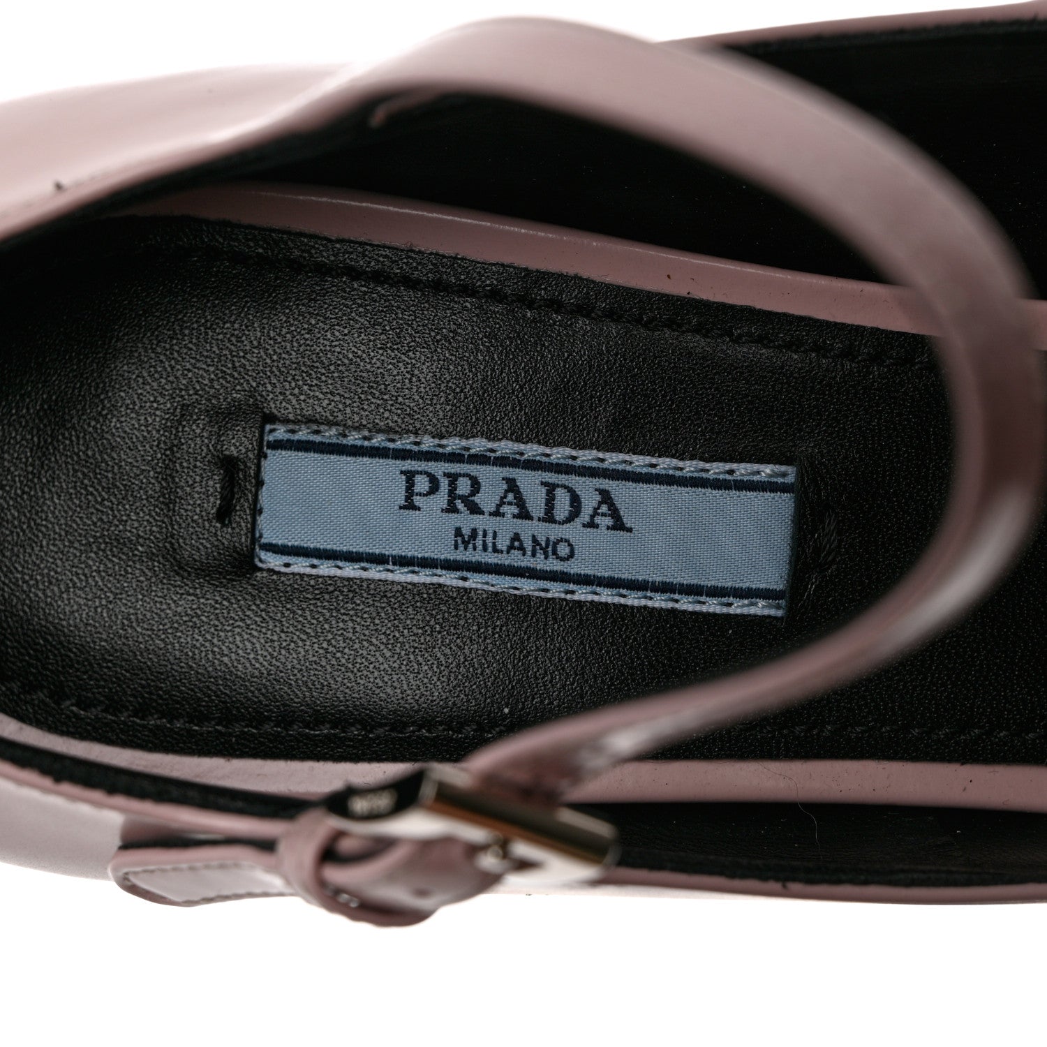 Prada Spazzolato Modellerie Mary Jane 95mm Pumps 39.5 Alabastro 6 of 13