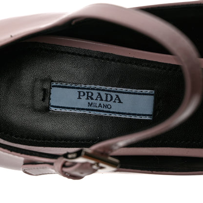 Prada Spazzolato Modellerie Mary Jane 95mm Pumps 39.5 Alabastro 6 of 13