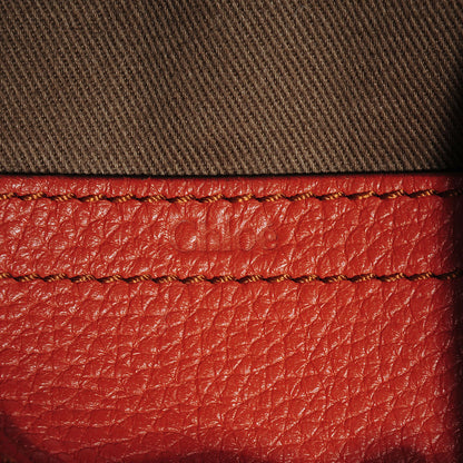 Chloe Calfskin Medium Marcie Round Crossbody Bag Indian Summer 8 of 11