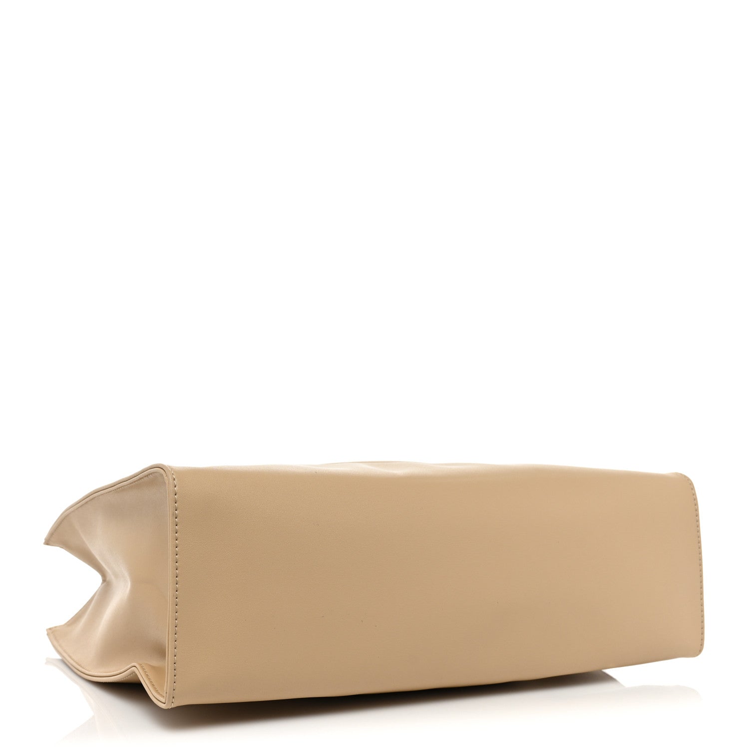 Telfar Vegan Leather Medium Shopping Bag Cream 3 of 7