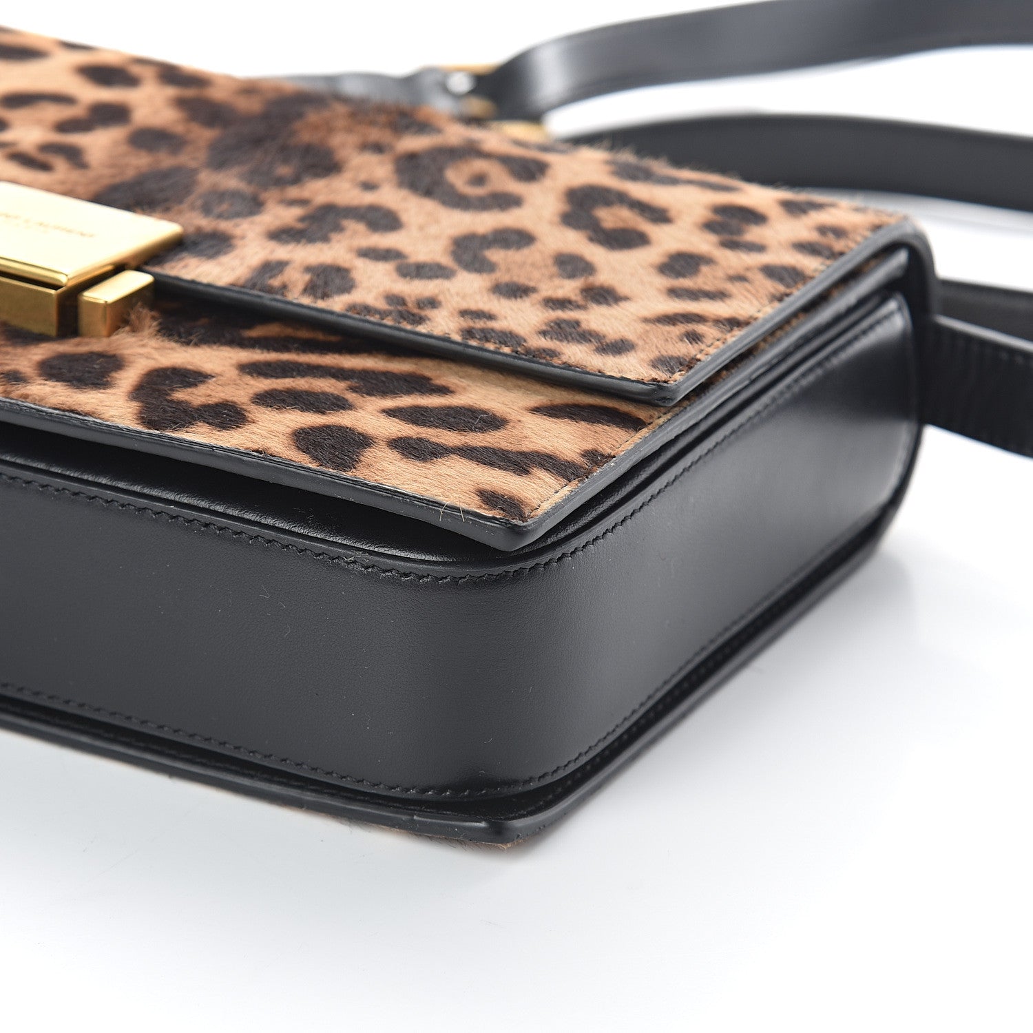 Saint Laurent Pony Hair Leopard Print Medium Bellechasse Brown Black 7 of 7