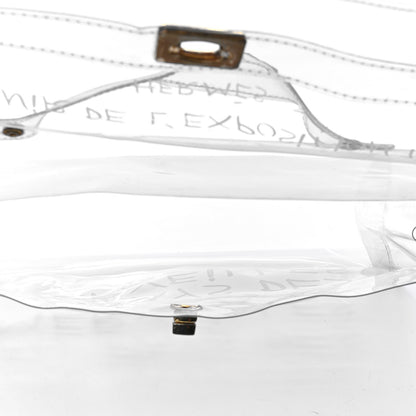 Hermes Vinyl Souvenir De L'Exposition Kelly Transparent 4 of 4