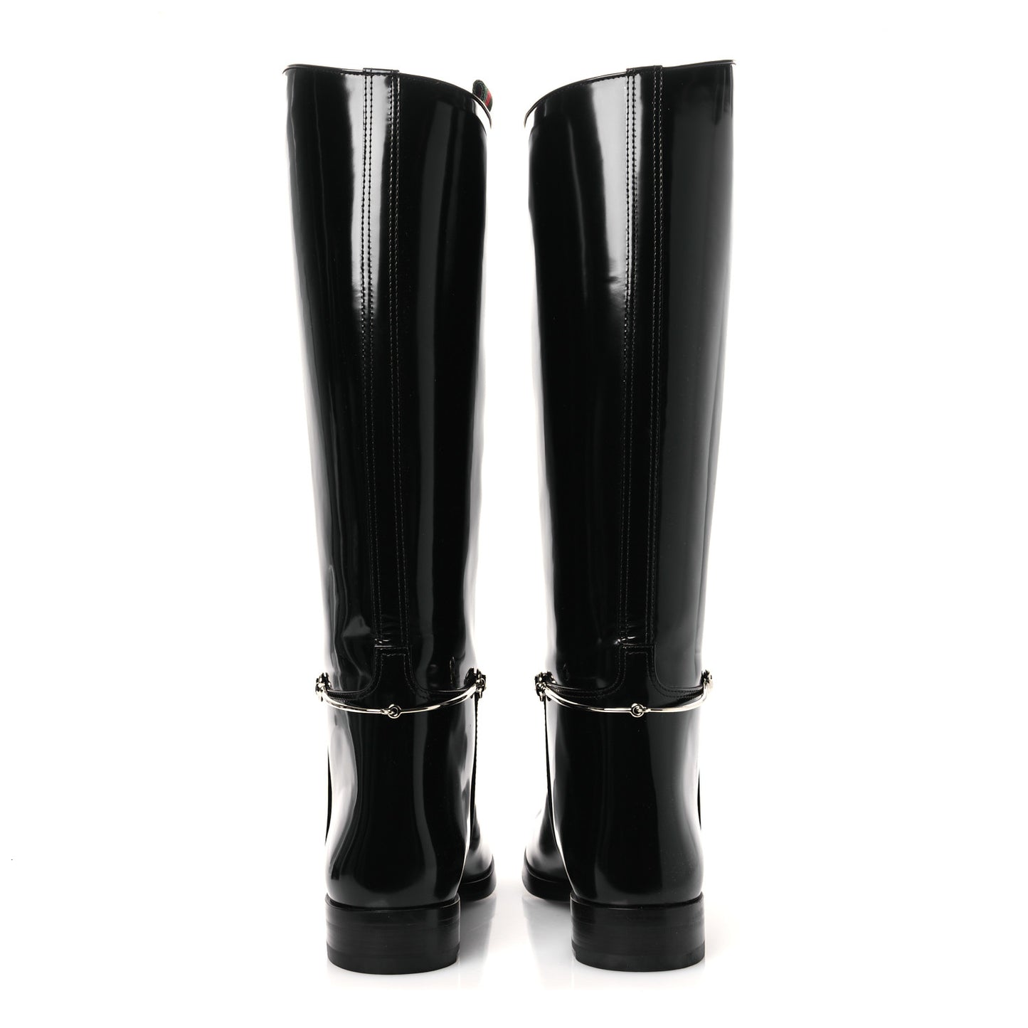 Brushed Calfskin Michelangelo Slim Horsebit Riding Boots 40 Black