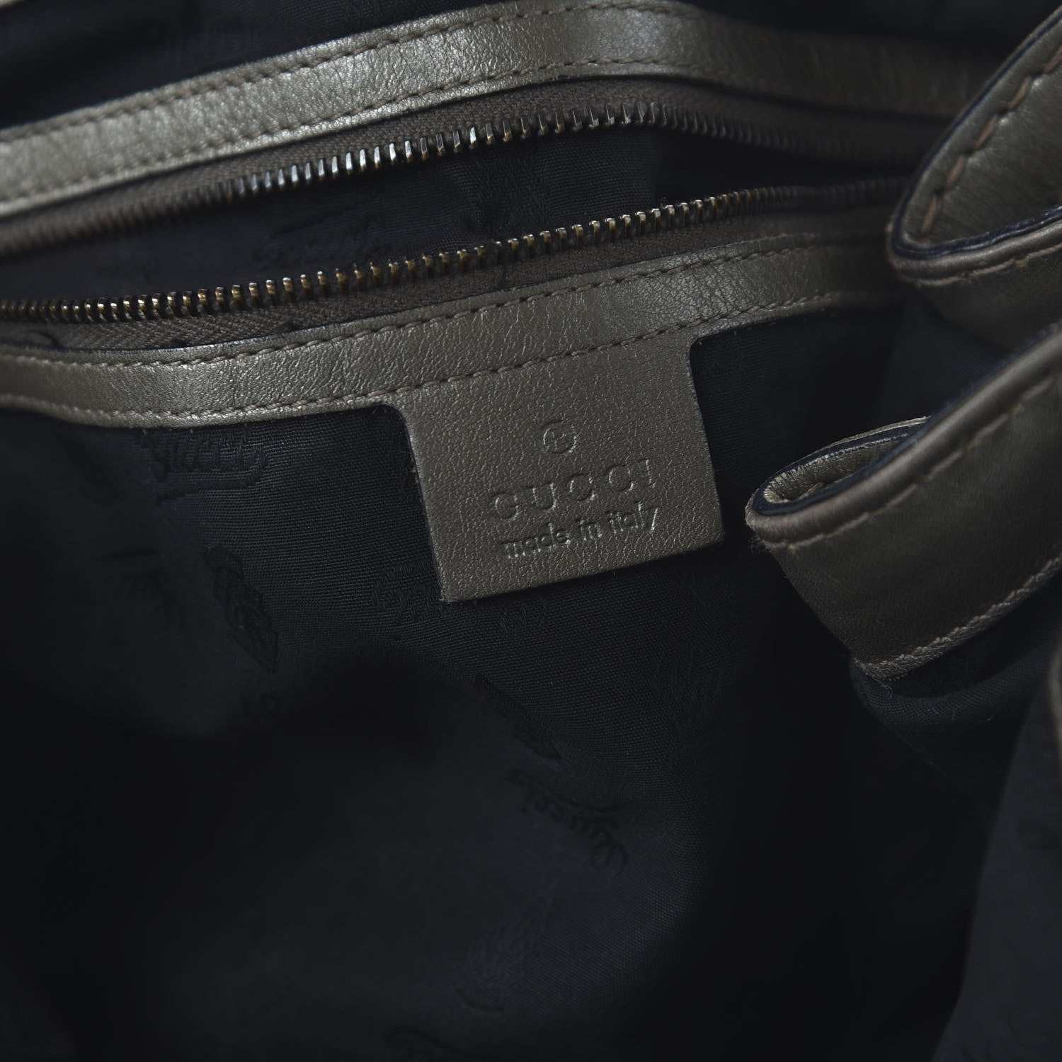 Gucci Guccissima Medium Jockey Tote Grey 8 of 13