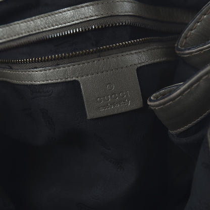 Gucci Guccissima Medium Jockey Tote Grey 8 of 13