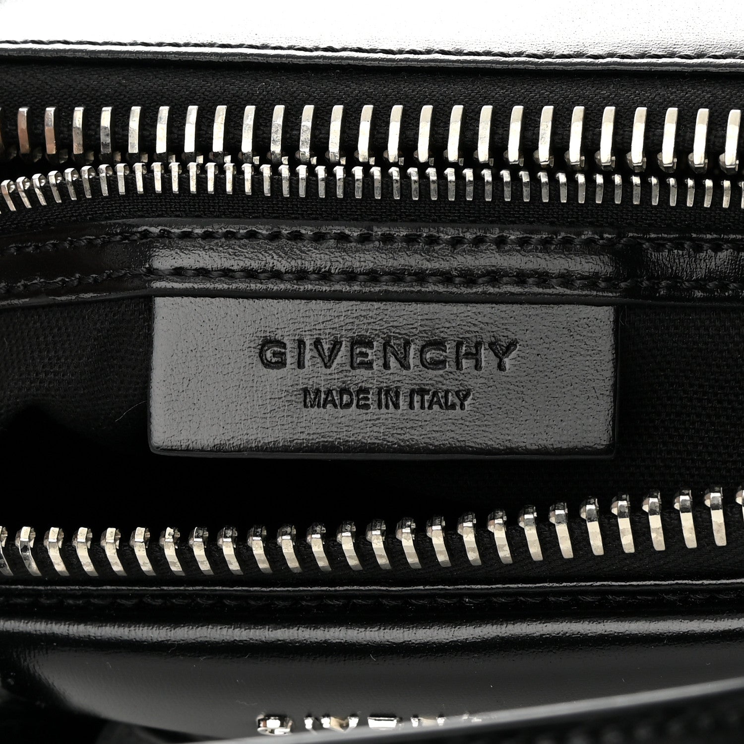 Givenchy Shiny Lord Calfskin Small Antigona Black 6 of 10