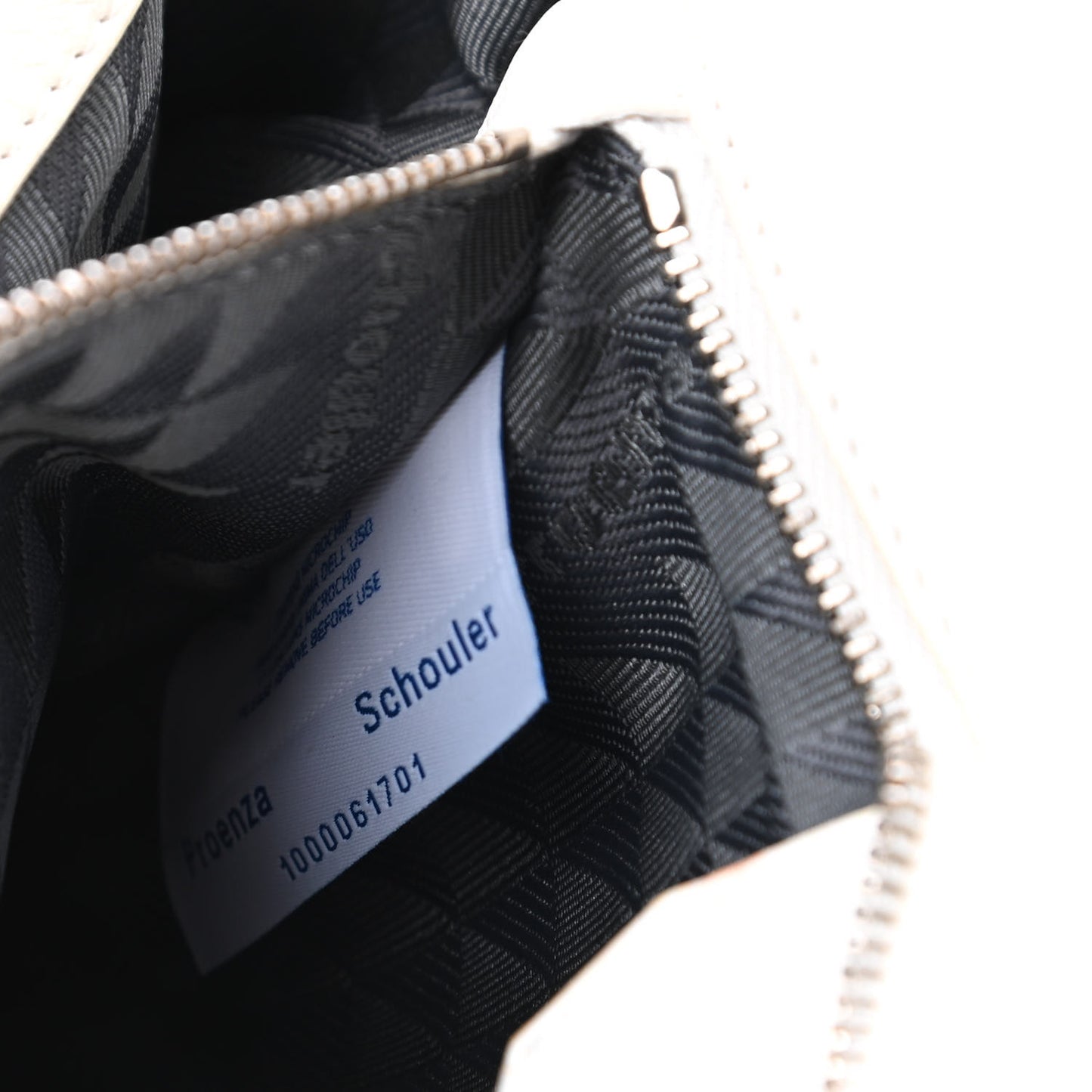 Lambskin Tiny PS1 Satchel White
