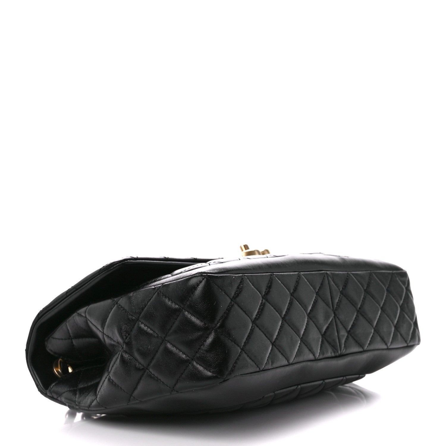 Chanel Shiny Lambskin Quilted Pocket Flap Black 4 of 10