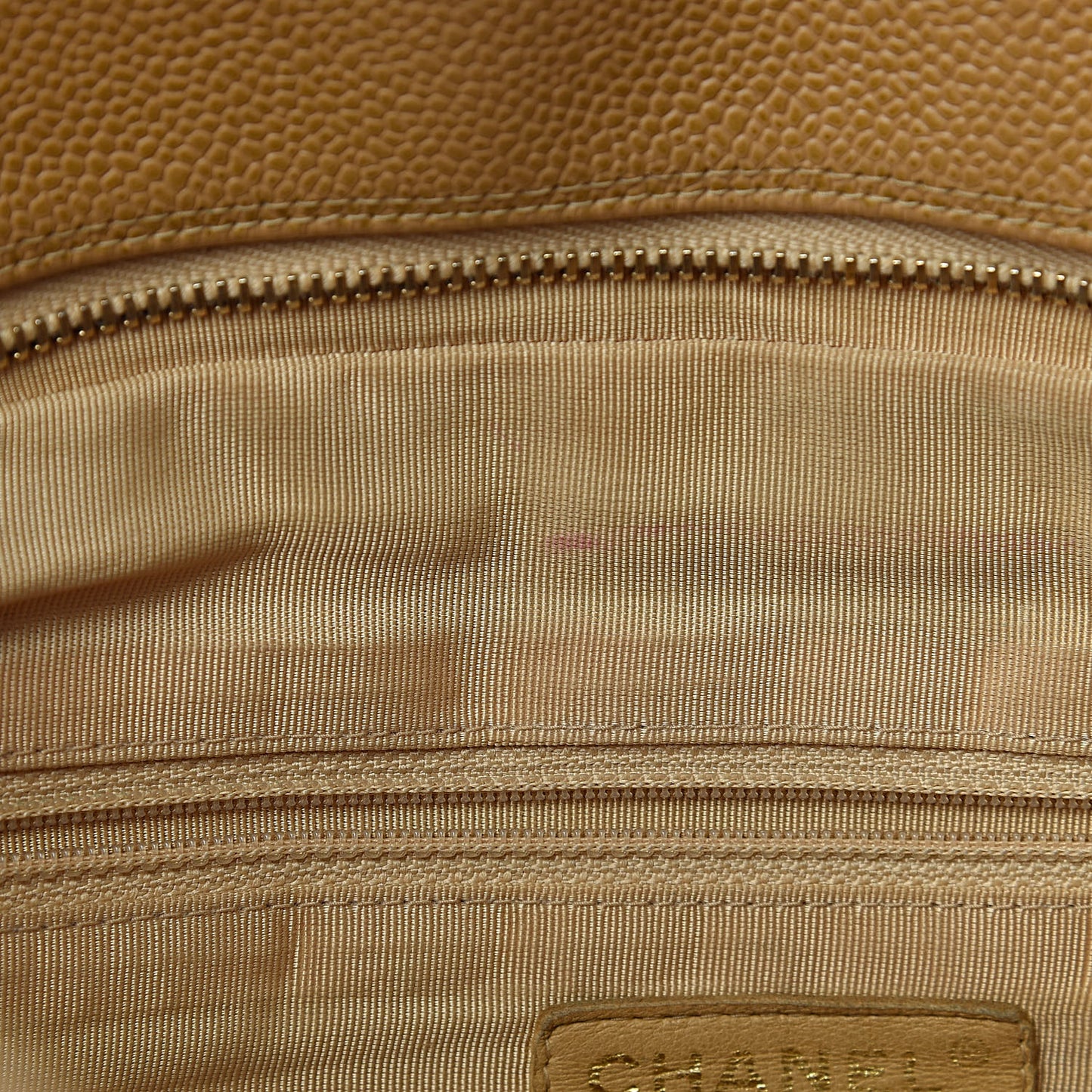 Caviar Quilted Grand Timeless Tote GTT Beige