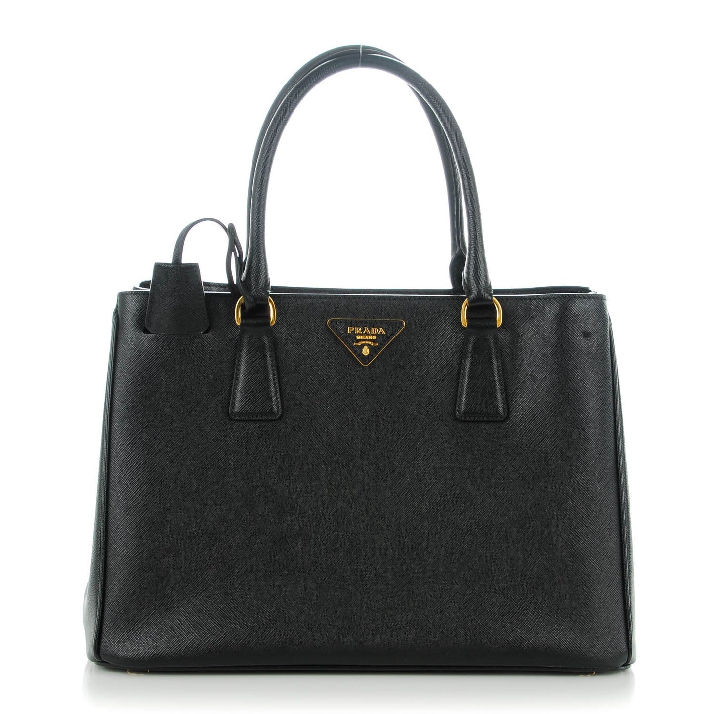 Saffiano Lux Medium Tote Nero Black