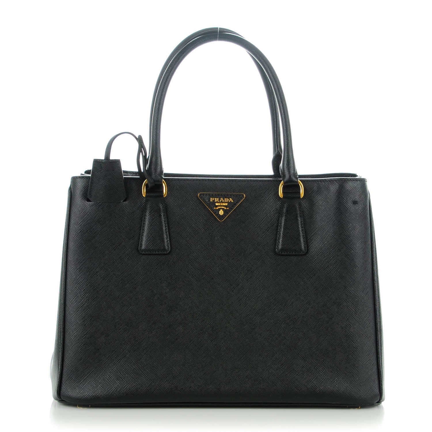 Prada Saffiano Lux Medium Tote Nero Black 1 of 9