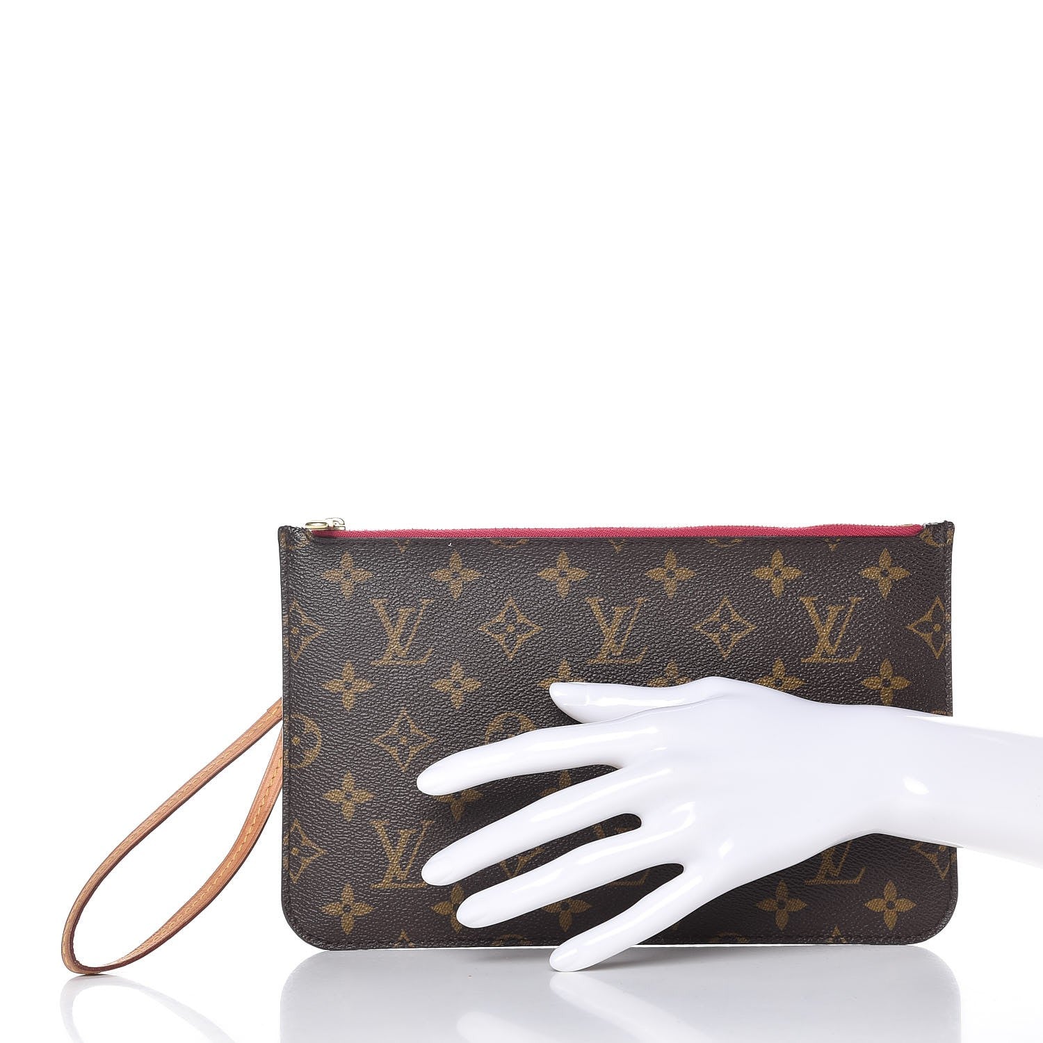 Louis Vuitton Monogram Neverfull MM GM Pochette Pivoine 2 of 9