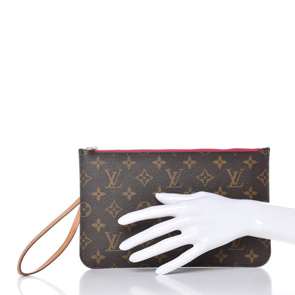 Louis Vuitton Monogram Neverfull MM GM Pochette Pivoine 2 of 9