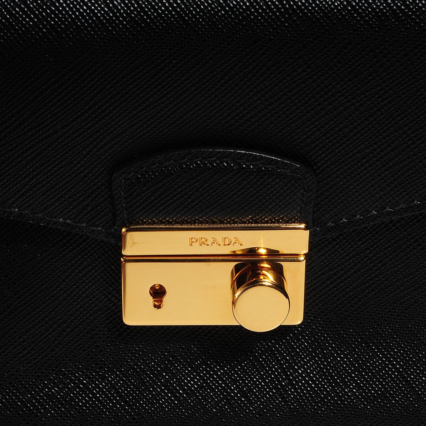 Saffiano Sound Clutch Nero Black