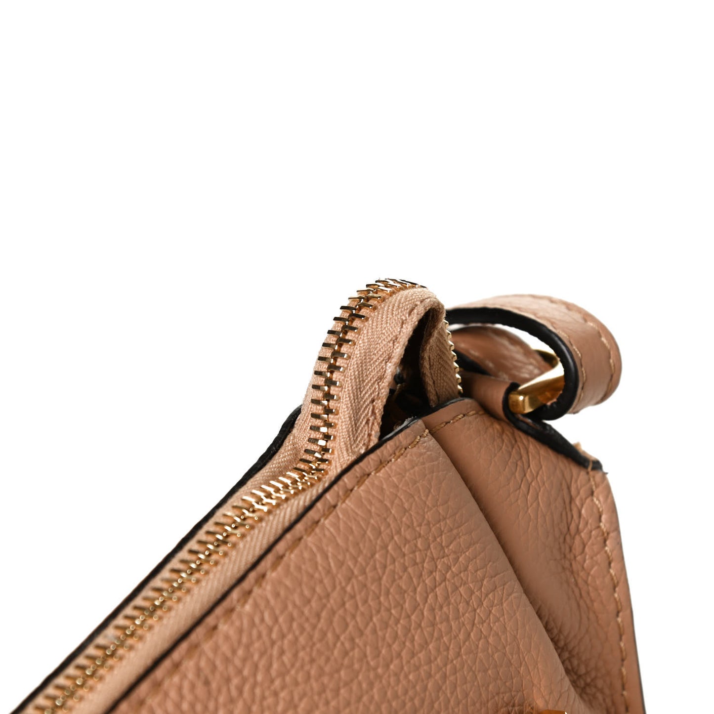 Calfskin Medium Marcie Satchel Light Tan