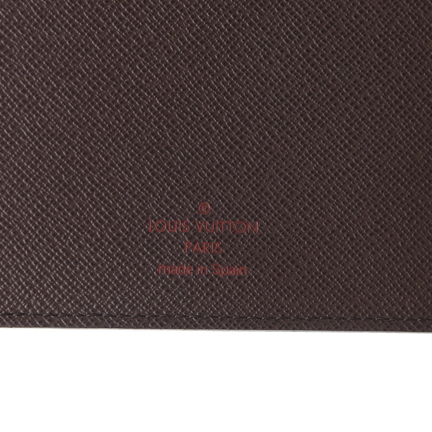 Damier Ebene Desk Agenda Cover