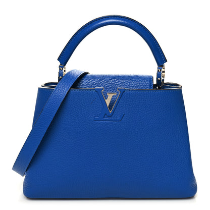 Louis Vuitton Taurillon Capucines BB Royal Blue 1 of 10