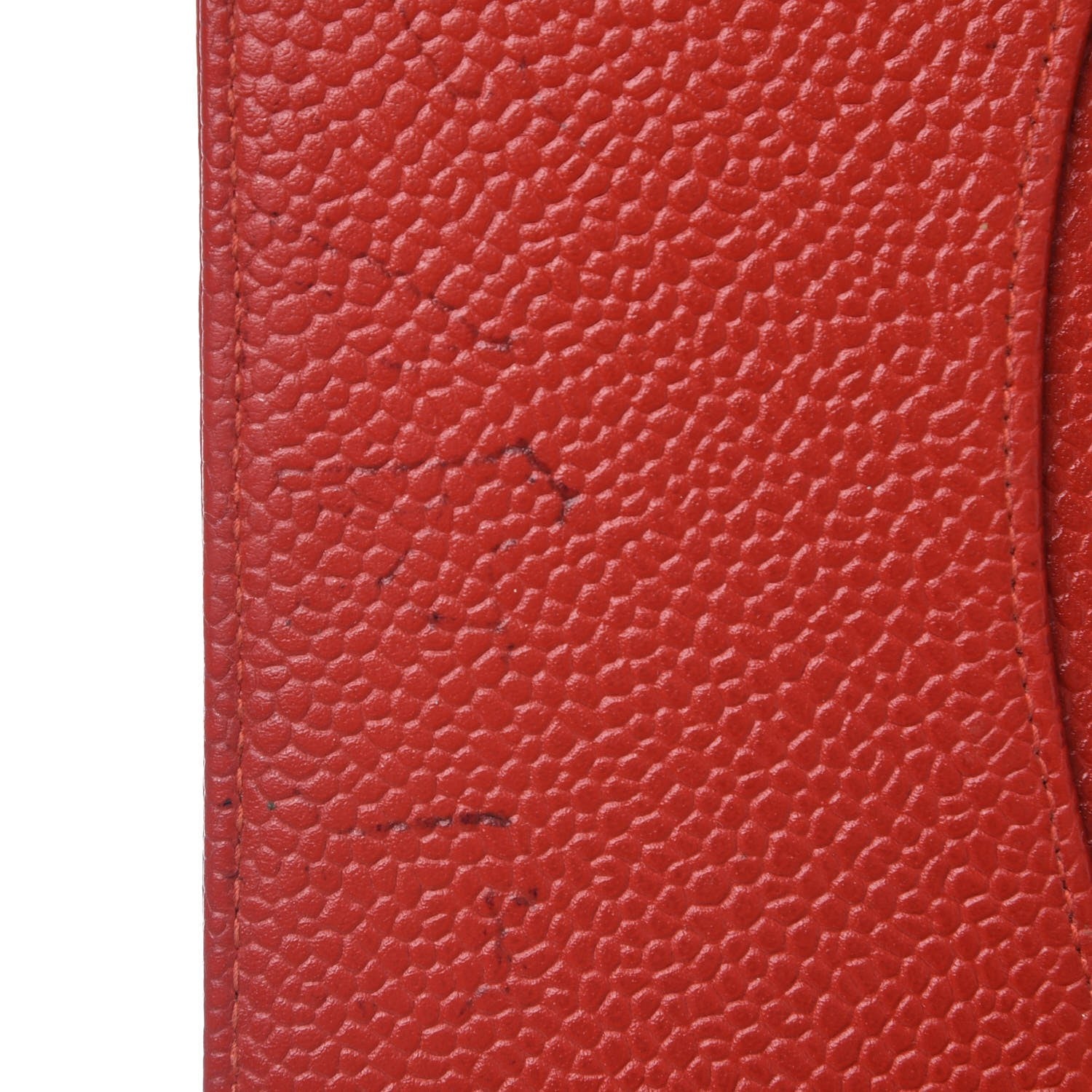 Chanel Caviar CC Small Ring Agenda Planner Red 9 of 11