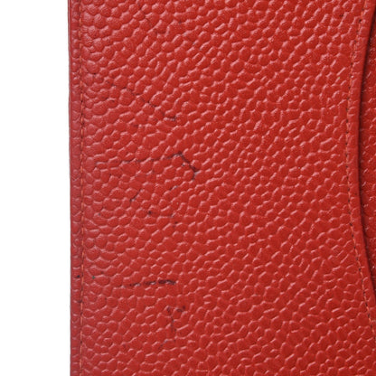 Chanel Caviar CC Small Ring Agenda Planner Red 9 of 11