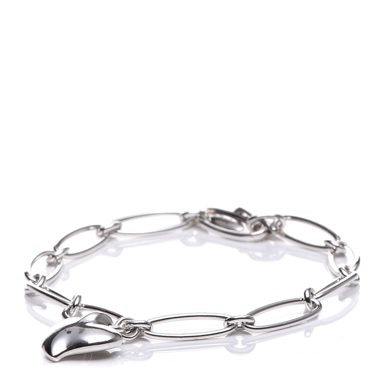 Sterling Silver Elsa Peretti Full Heart Bracelet