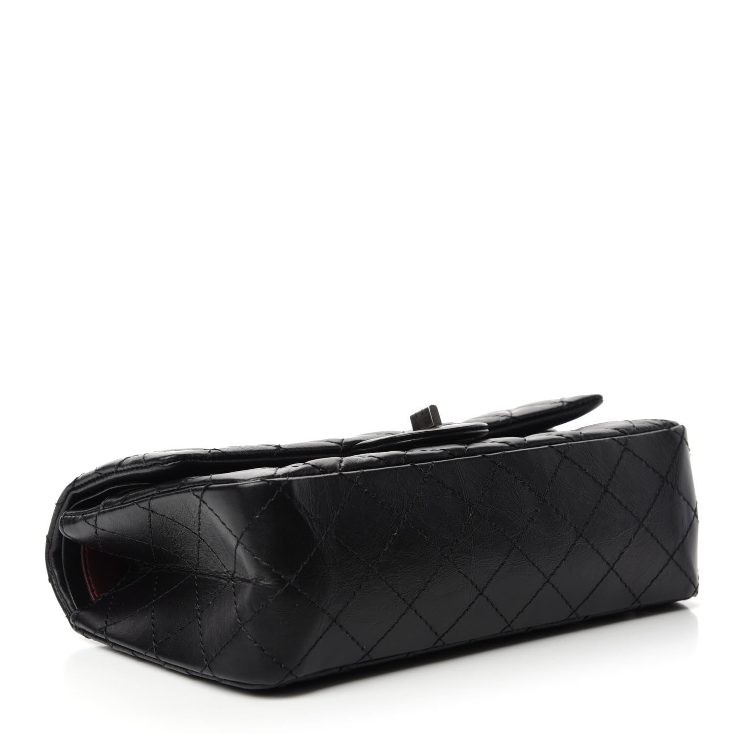Chanel Aged Calfskin Quilted 2.55 Reissue 225 Flap Black 5 of 12