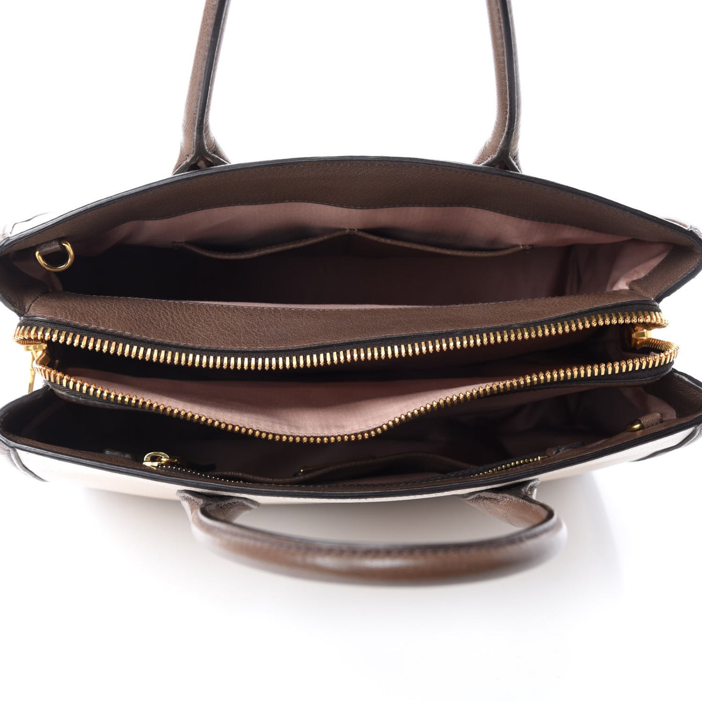 Goatskin Madras Bi-Color Top Handle Tote Talco Bambu