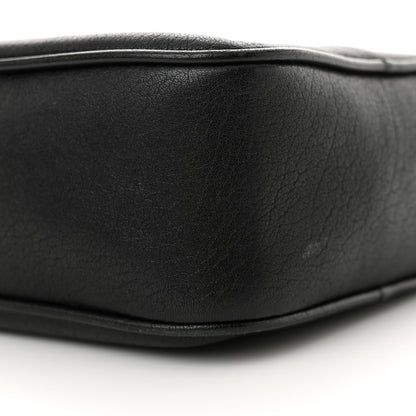Saint Laurent Grained Lambskin Monogram Lou Camera Bag Black 10 of 13