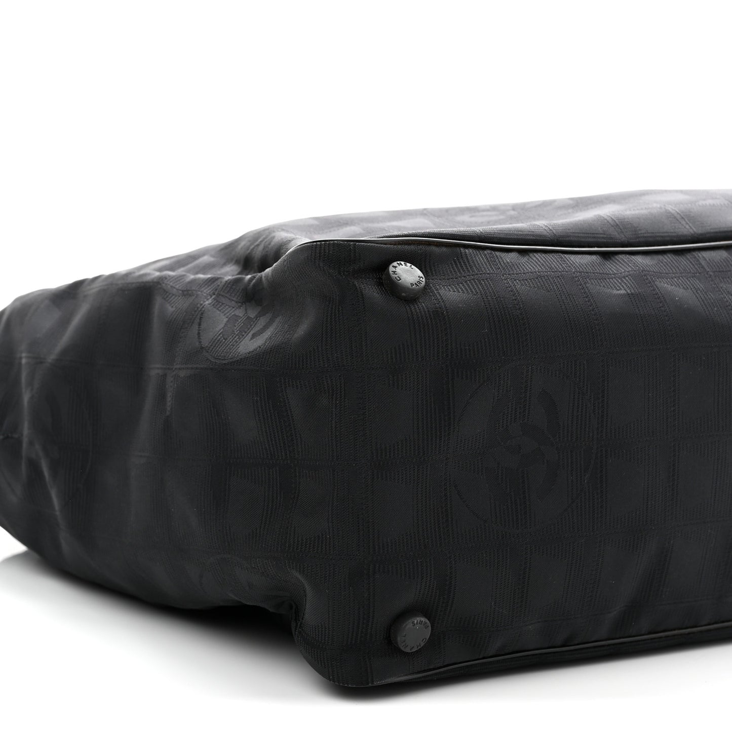 Nylon Medium Travel Tote Black