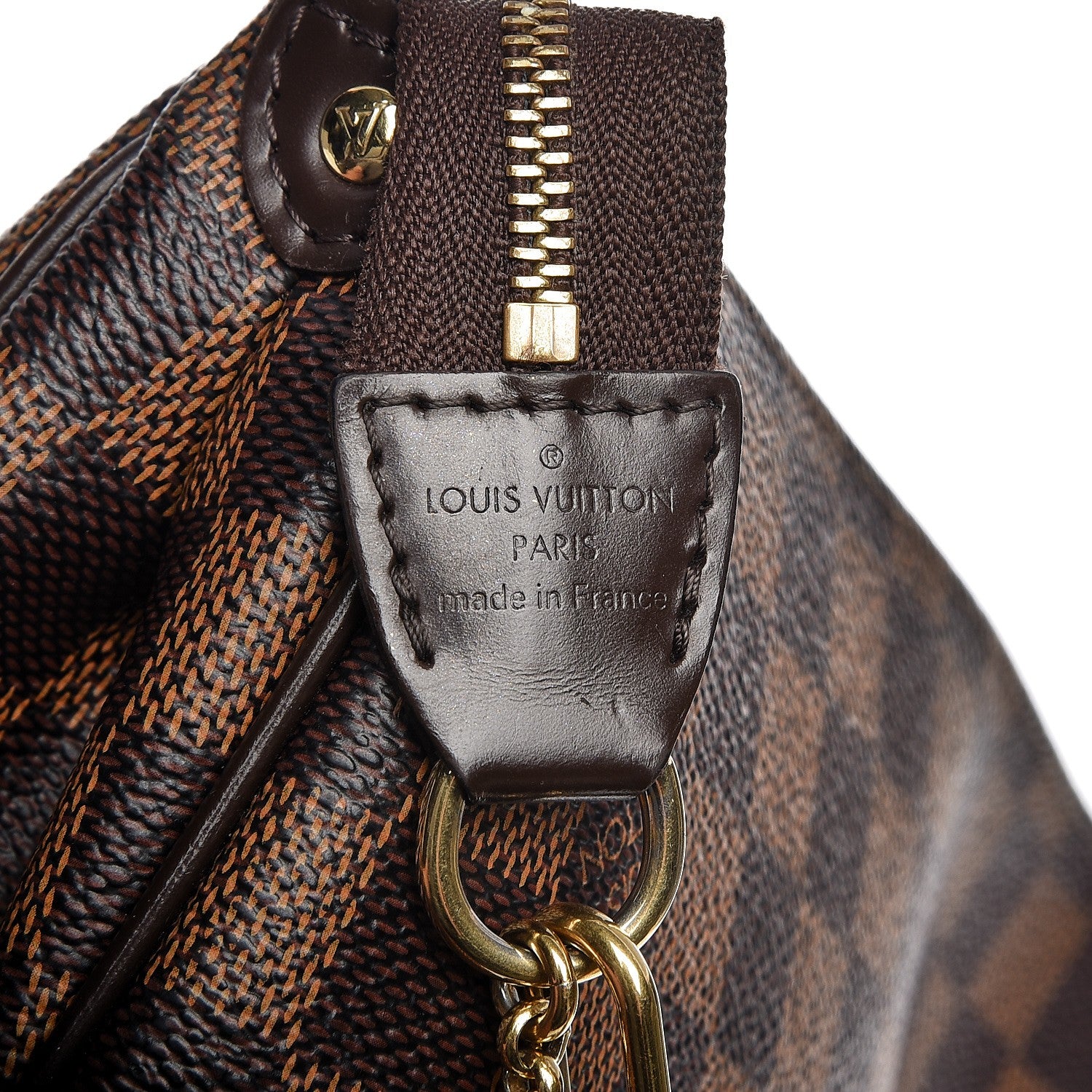 Louis Vuitton Damier Ebene Eva Clutch 6 of 13