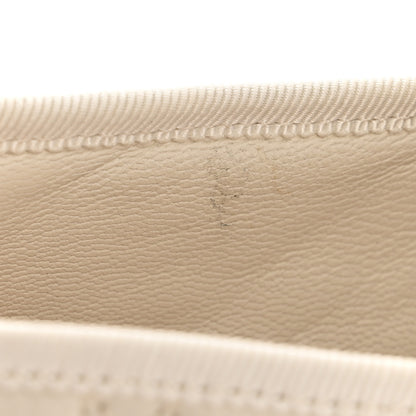 Christian Dior Calfskin Cannage Granville Espadrilles 38.5 Off White 10 of 11
