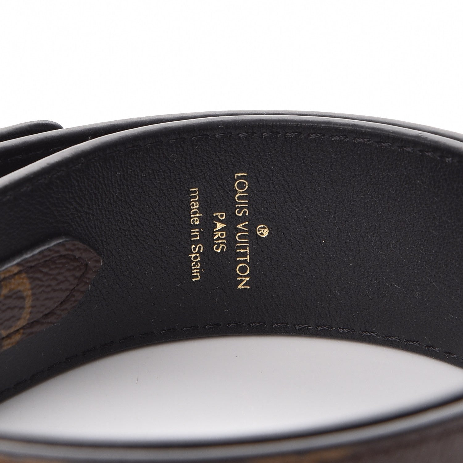 Louis Vuitton Monogram Bandouliere Shoulder Strap Black 4 of 6