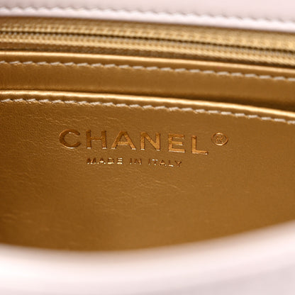 Chanel Lambskin Quilted Mini Pearl Crush Flap Light Purple 6 of 10