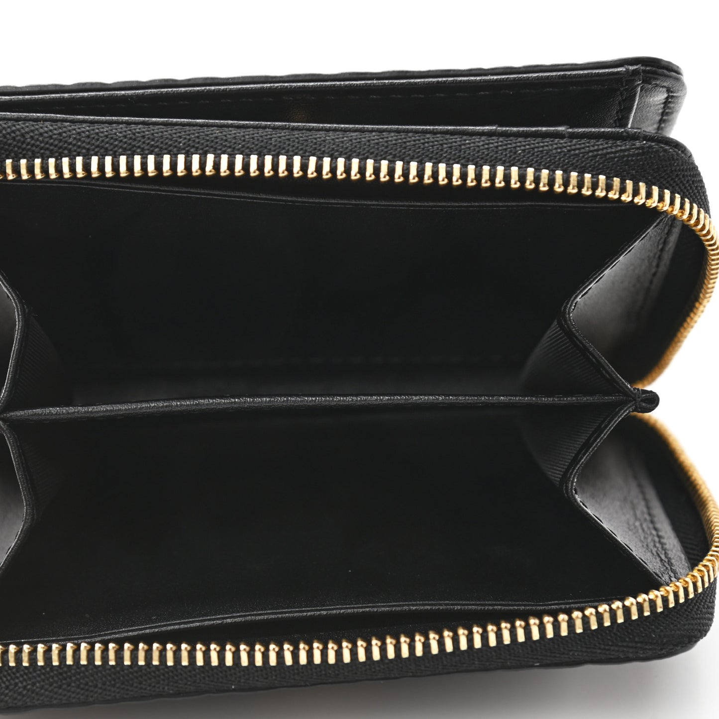 Gradation Visetos Compact Wallet Black Gold