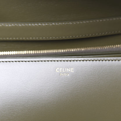 Celine Box Calfskin Classic Box Medium Flap Bag Army Green 9 of 9